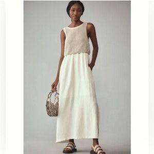 Anthropologie Moth long dress Size M